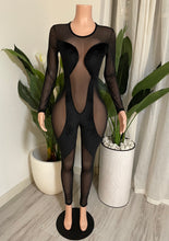 Load image into Gallery viewer, Patchwork mesh jumpsuit