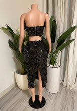 Load image into Gallery viewer, Disco midi skirt set