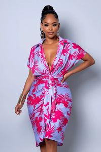 Island vibes dress