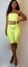 Load image into Gallery viewer, Lights two piece set - neon green